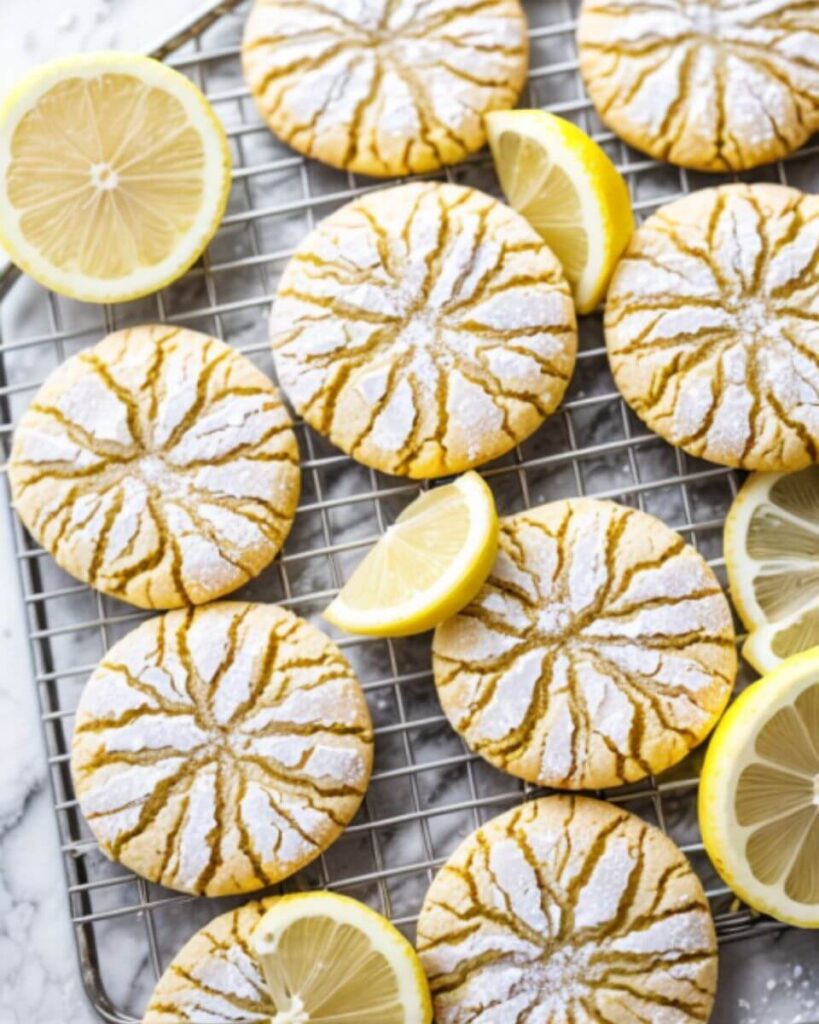 Lemon Crinkle Cookies Recipe (2)(1)