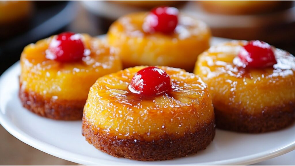 Mini Pineapple Upside-Down Cakes