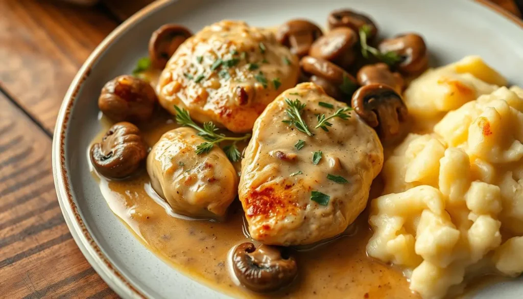 Creamy Chicken and Mushroom