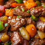 Chinese Onion Pepper Steak