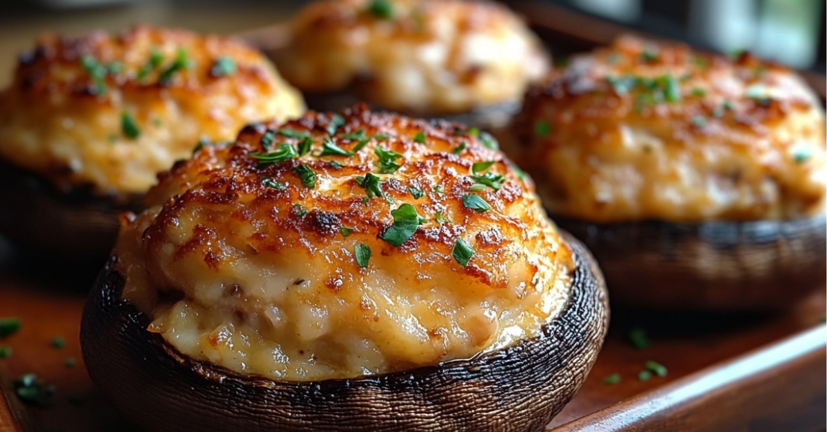 Crab Stuffed Mushrooms