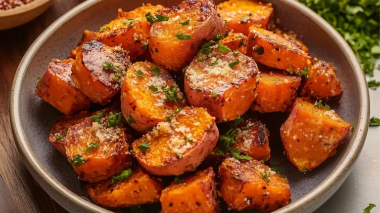 Parmesan Sweet Potato Bites