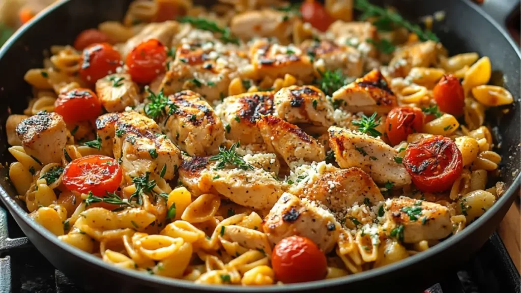 chicken feta pasta