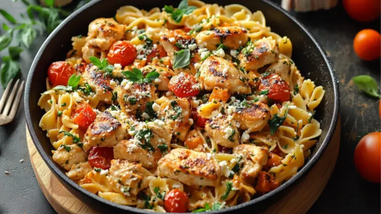 chicken feta pasta