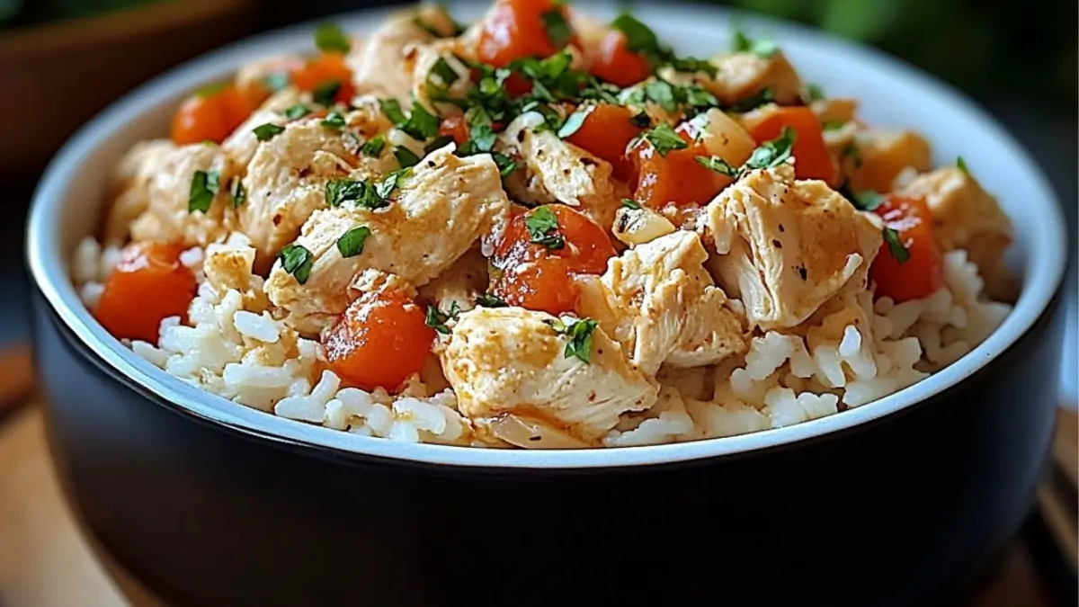 crock pot chicken and rice