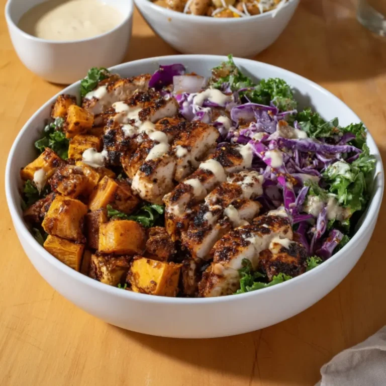 Blackened Chicken and Sweet Potato Bowls