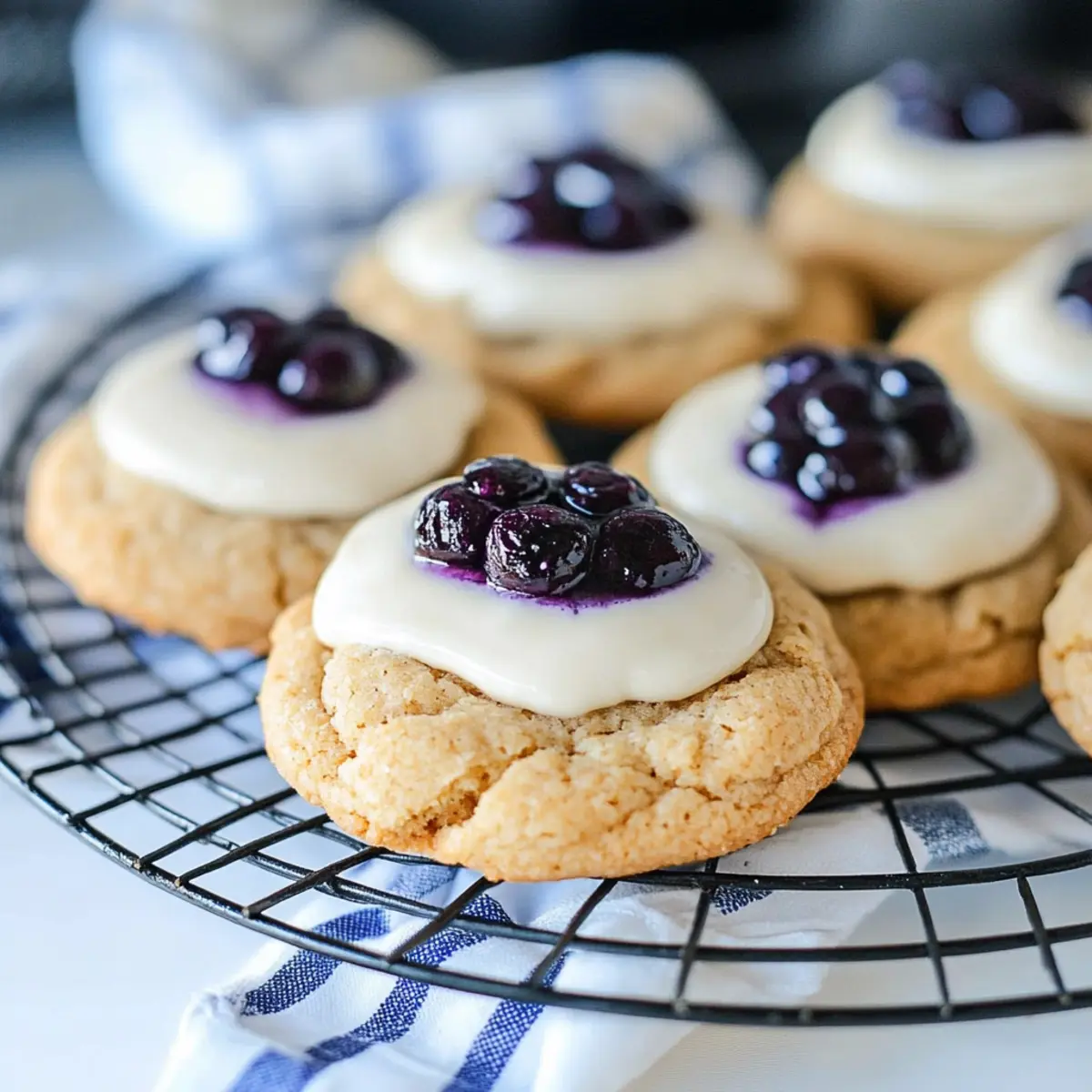 Blueberry Cheesecake Cookies