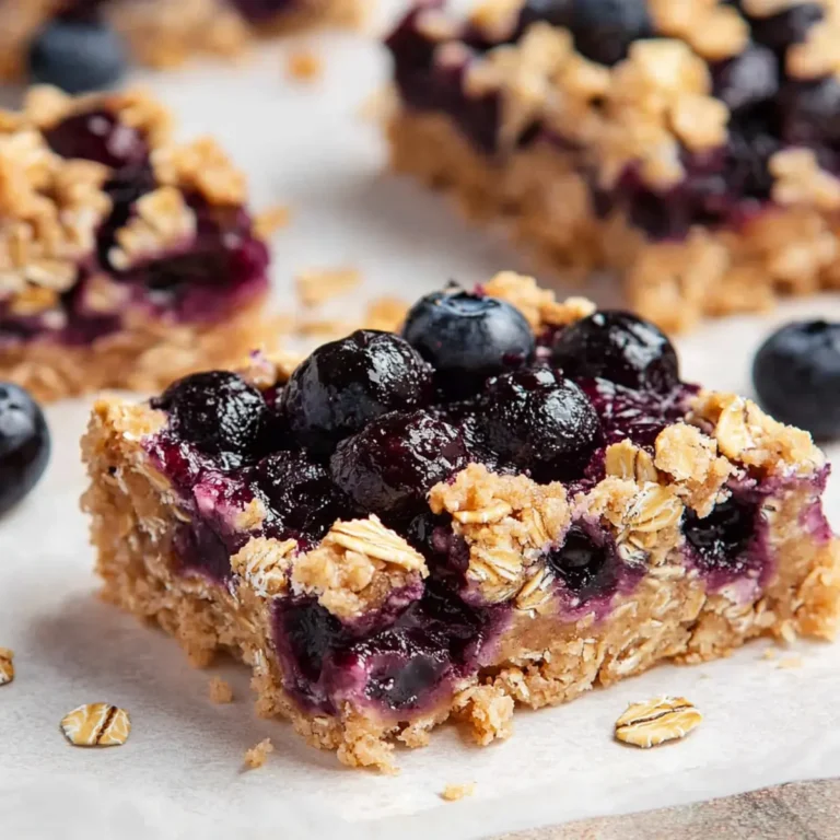 Blueberry Oatmeal Breakfast Bars