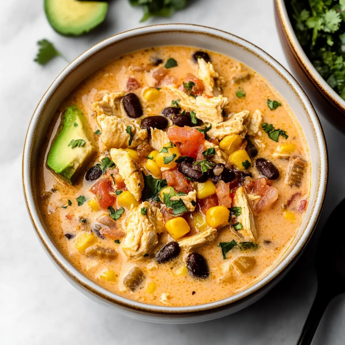 CHICKEN TACO SOUP