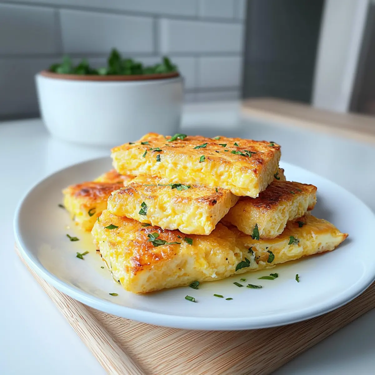 Cheddar Egg Bake