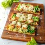 Chicken Caesar Salad Flatbreads
