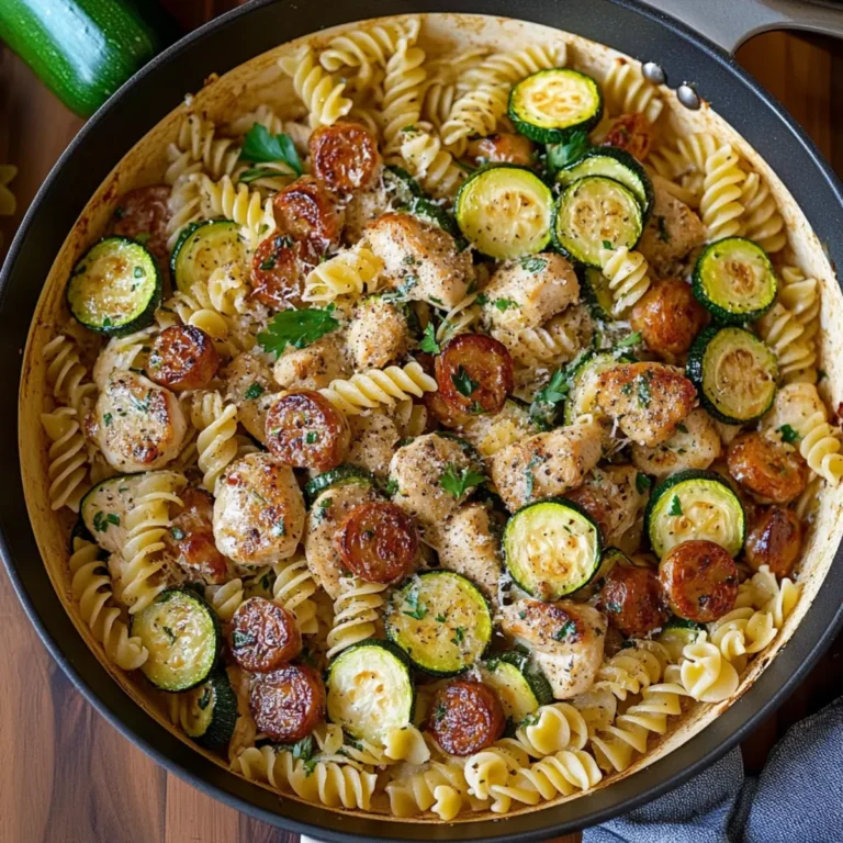 Chicken Zucchini Pasta Skillet