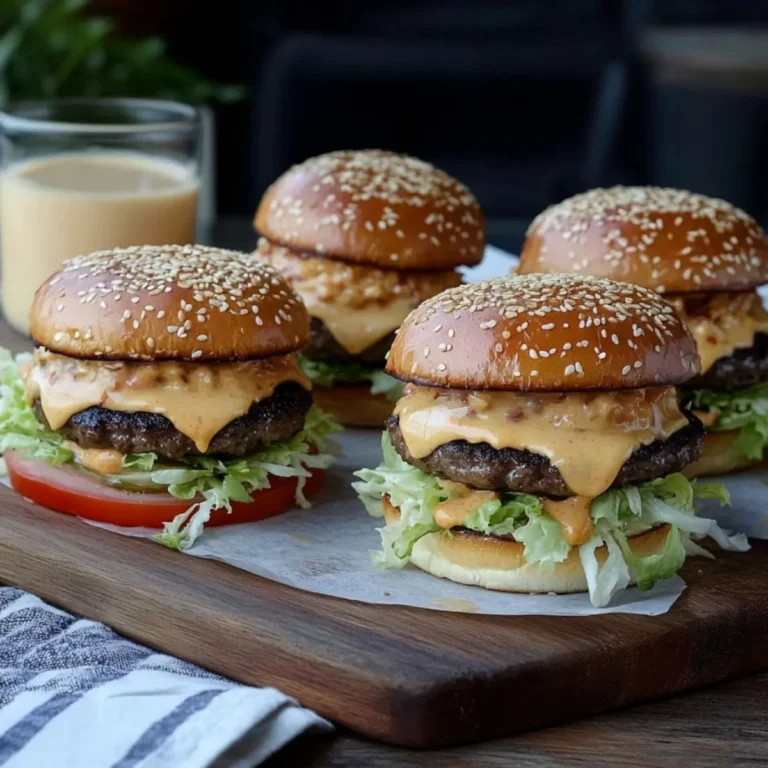 EASY SMASH BURGERS WITH SECRET SAUCE