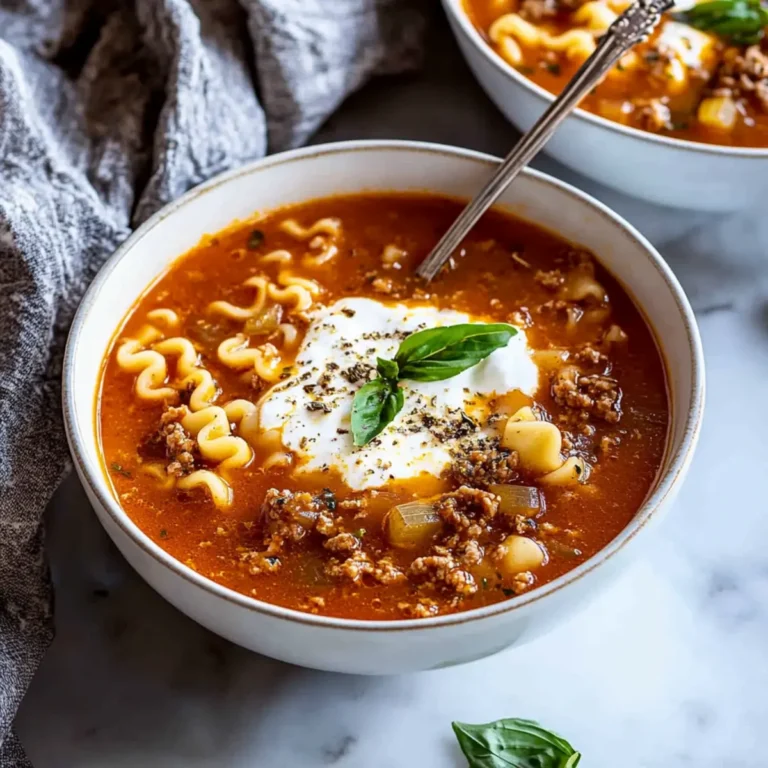 Lasagna Soup