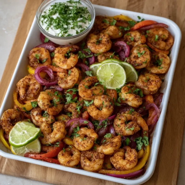 SHEET PAN SHRIMP FAJITAS