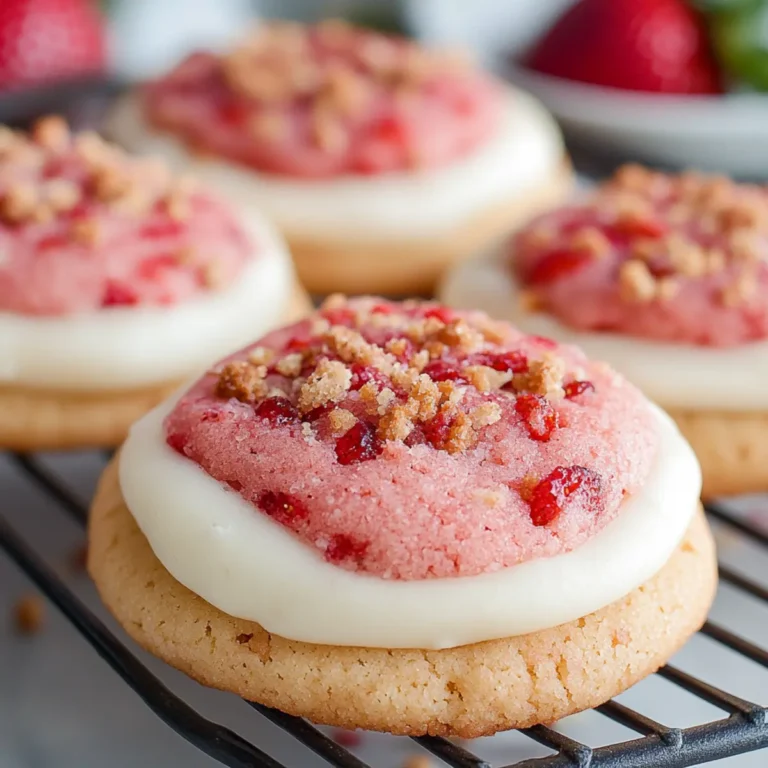 Strawberry Crunch Cookies