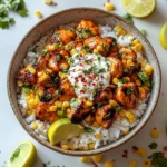 Street Corn Chicken Rice Bowl