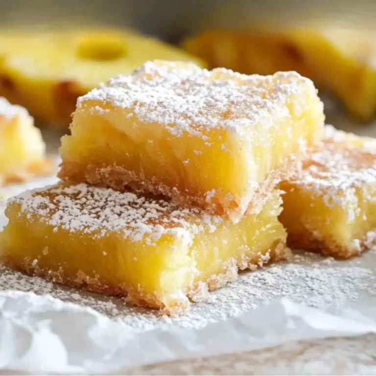 Tropical Pineapple Bars