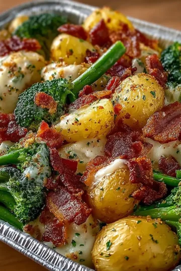 Bacon Ranch Vegetables
