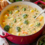 Cheddar Broccoli Potato Soup