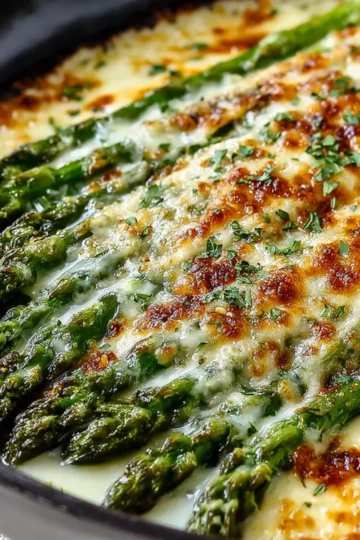 Cheesy Baked Asparagus