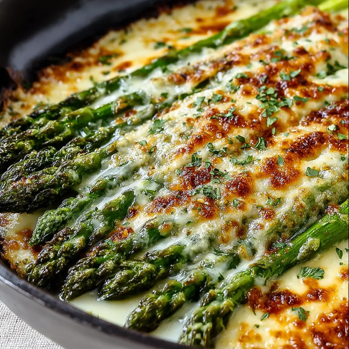 Cheesy Baked Asparagus