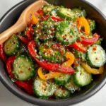 Cucumber and Bell Pepper Salad