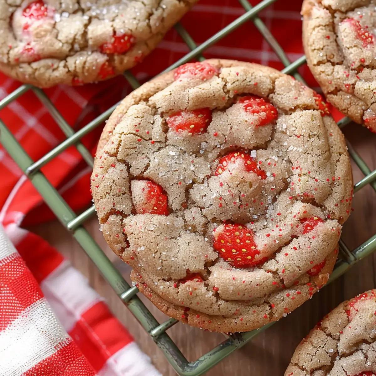 Fresh Strawberry Cookies