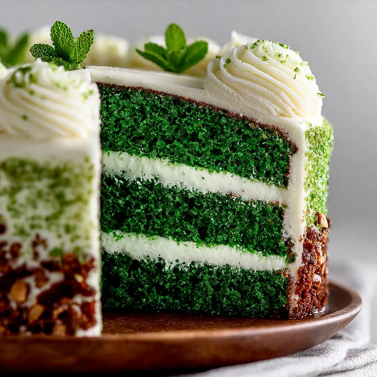 Green Velvet Cake
