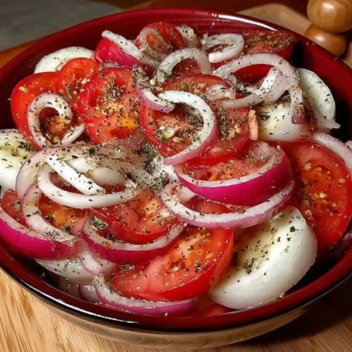 Marinated Cucumbers, Onions, and Tomatoes (3)
