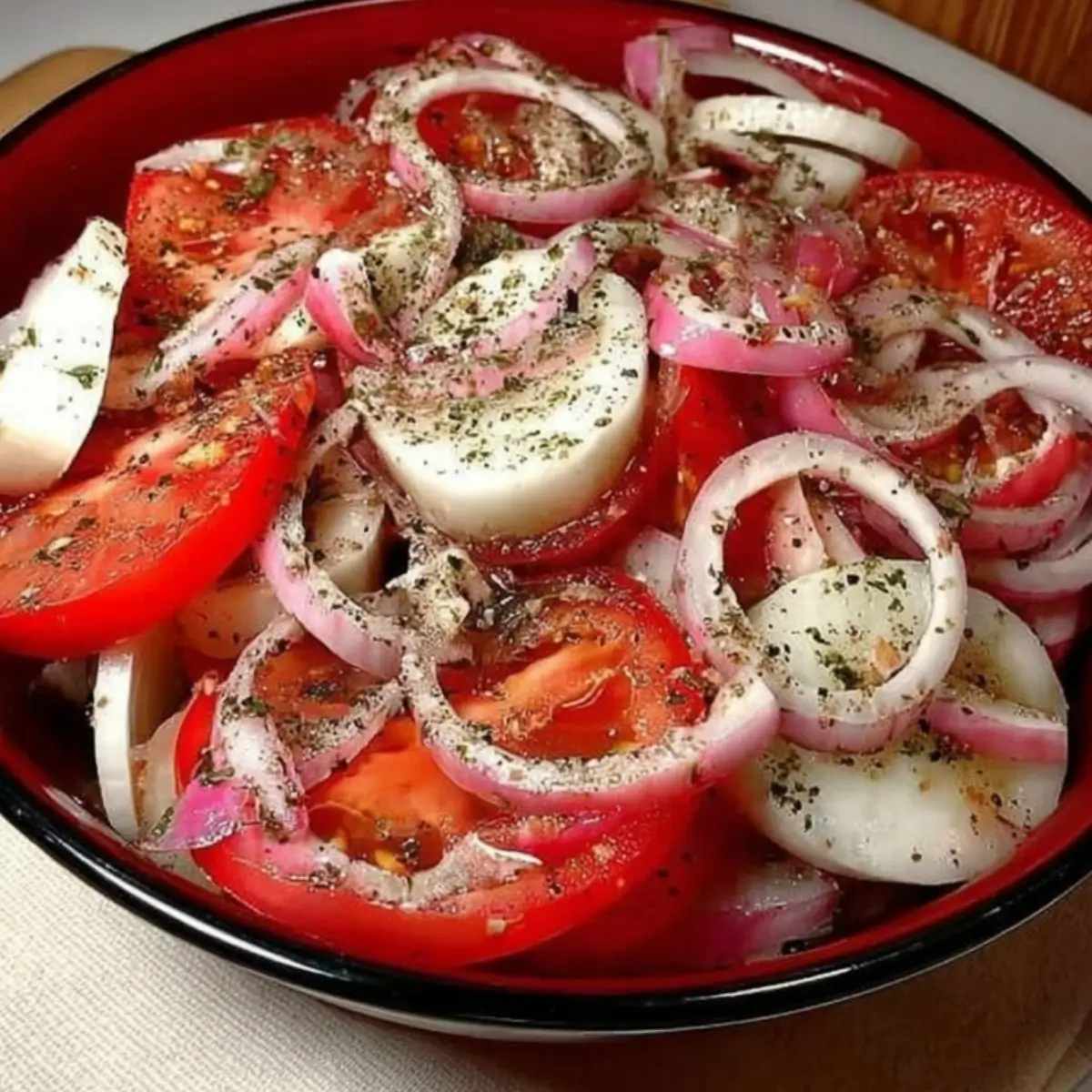 Marinated Cucumbers, Onions, and Tomatoes (3)