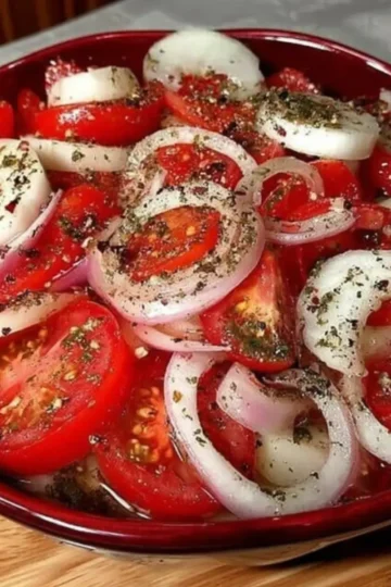 Marinated Cucumbers, Onions, and Tomatoes (3)