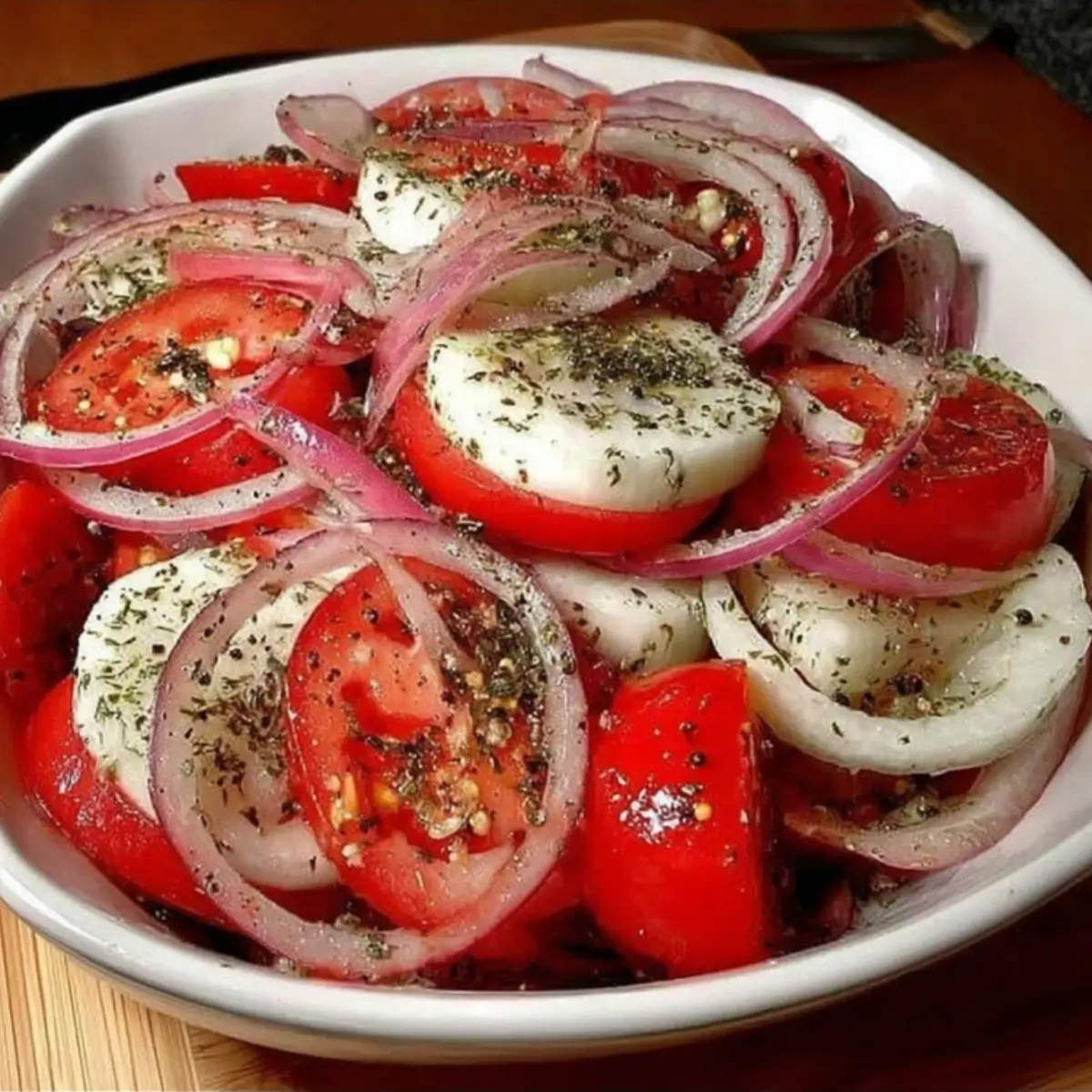 Marinated Cucumbers, Onions, and Tomatoes (3)