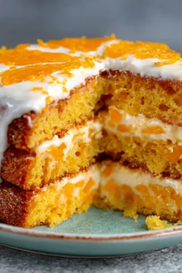 ORANGE CREAMSICLE CAKE