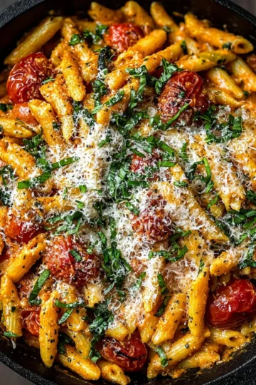 One Pan Creamy Tomato Pasta