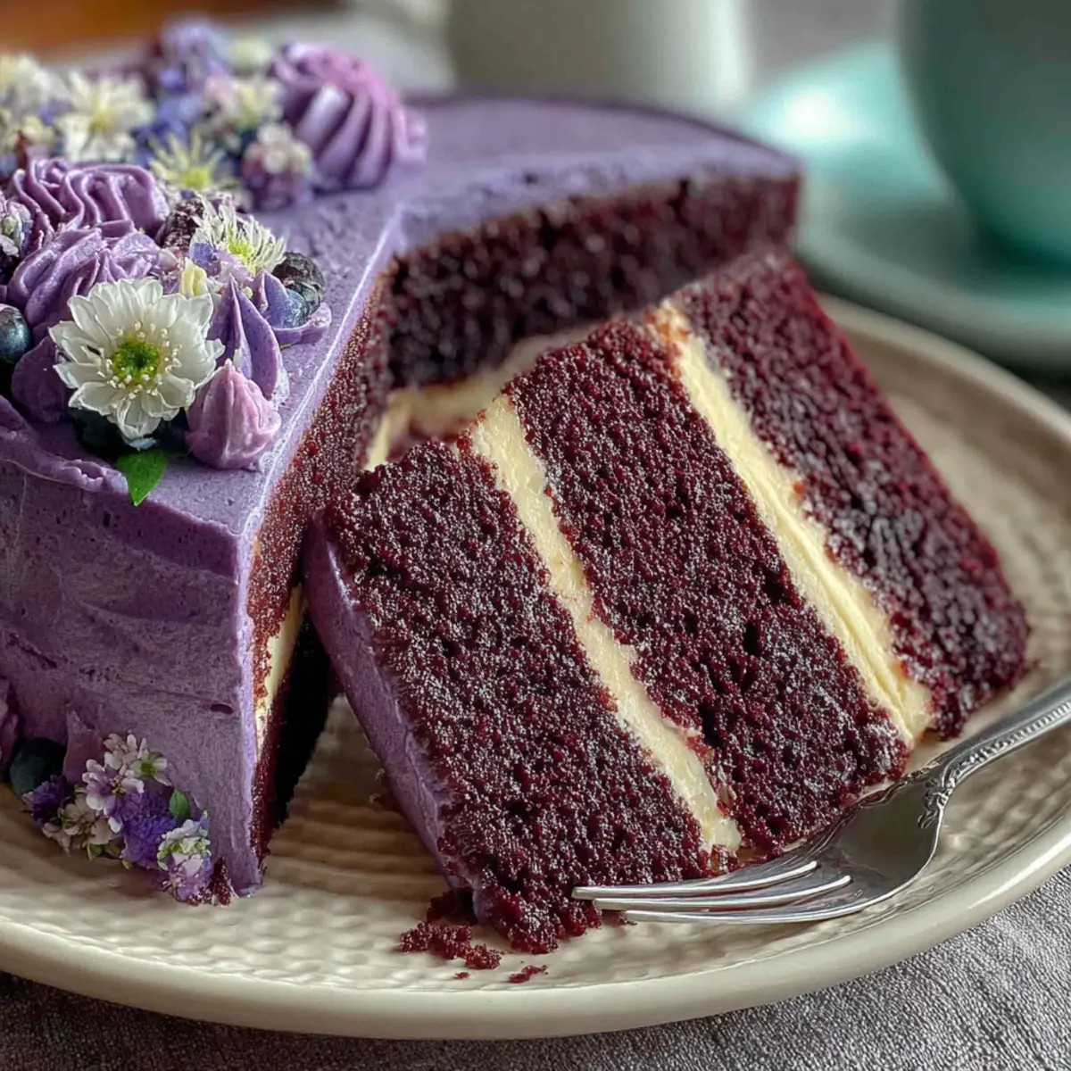 Purple Velvet Cake