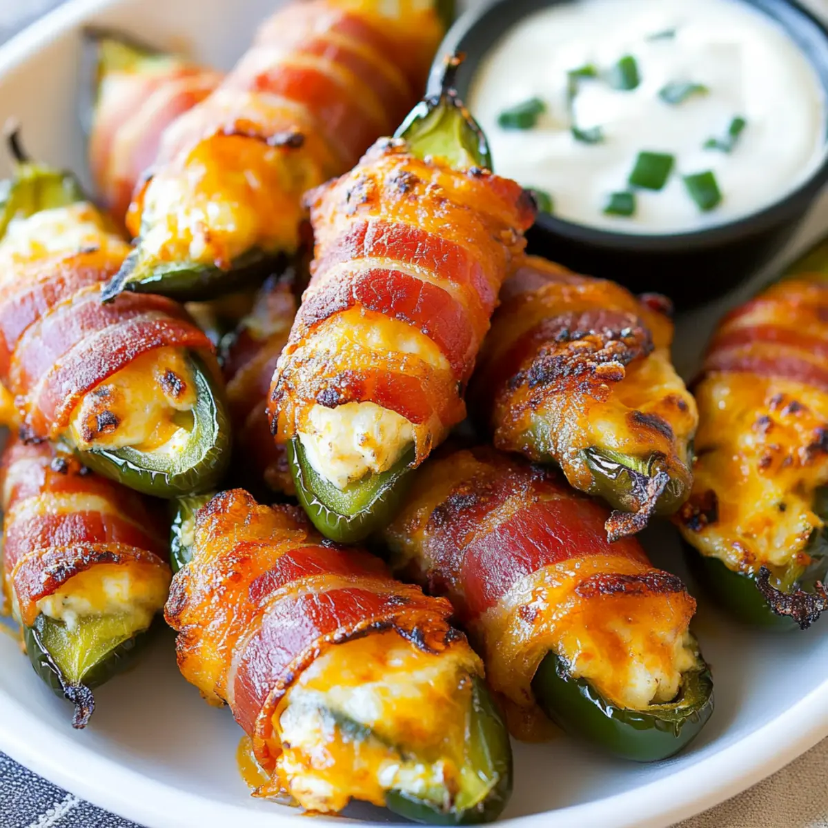 Bacon Wrapped Jalapeno Poppers