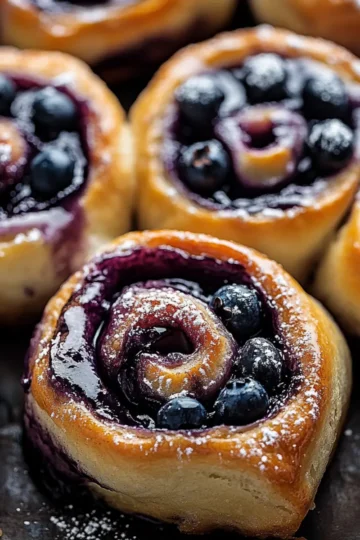 Blueberry Cinnamon Rolls