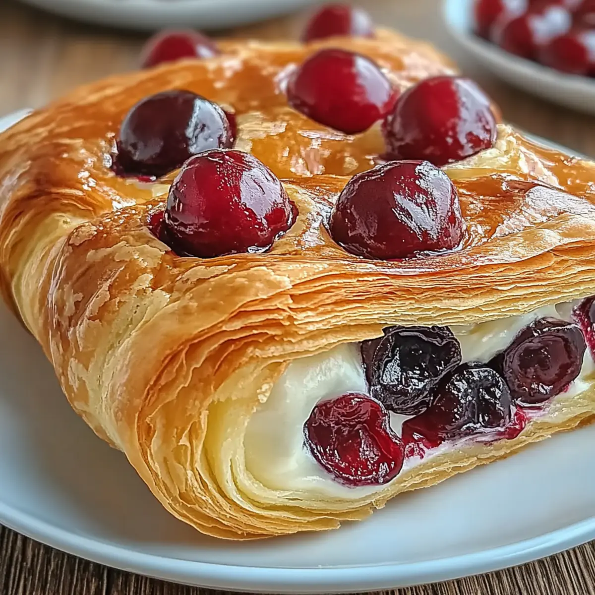Cherry Cheese Danish