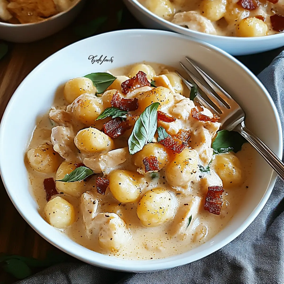 Cozy Creamy Chicken and Gnocchi Fall Meal Recipe