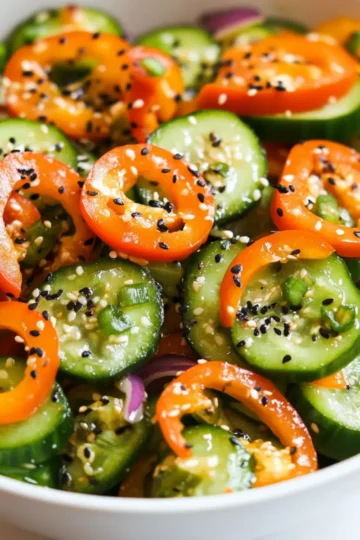Cucumber Sweet Pepper Salad