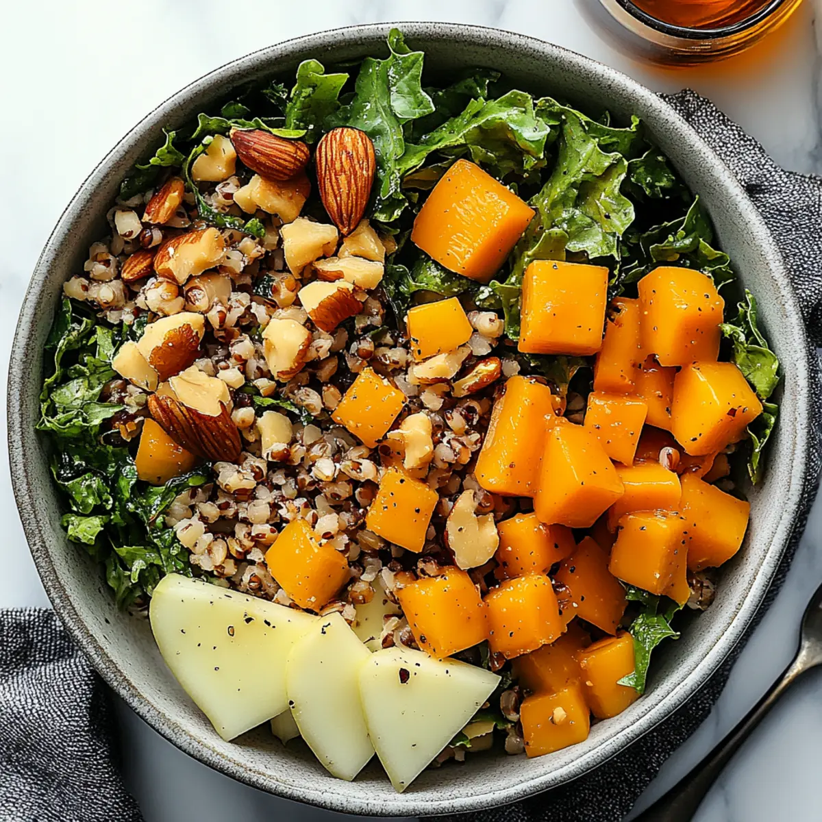 Delicious Harvest Grain Bowl with Maple Vinaigrette Recipe