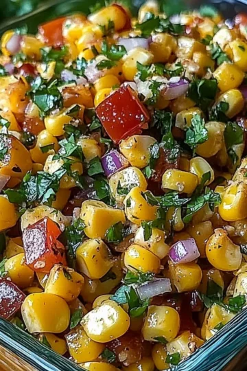 Grilled Corn Salad