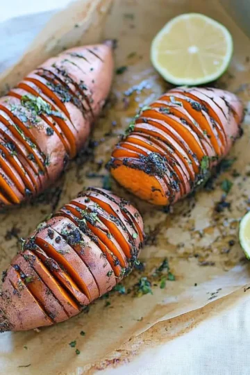Hasselback Sweet Potatoes