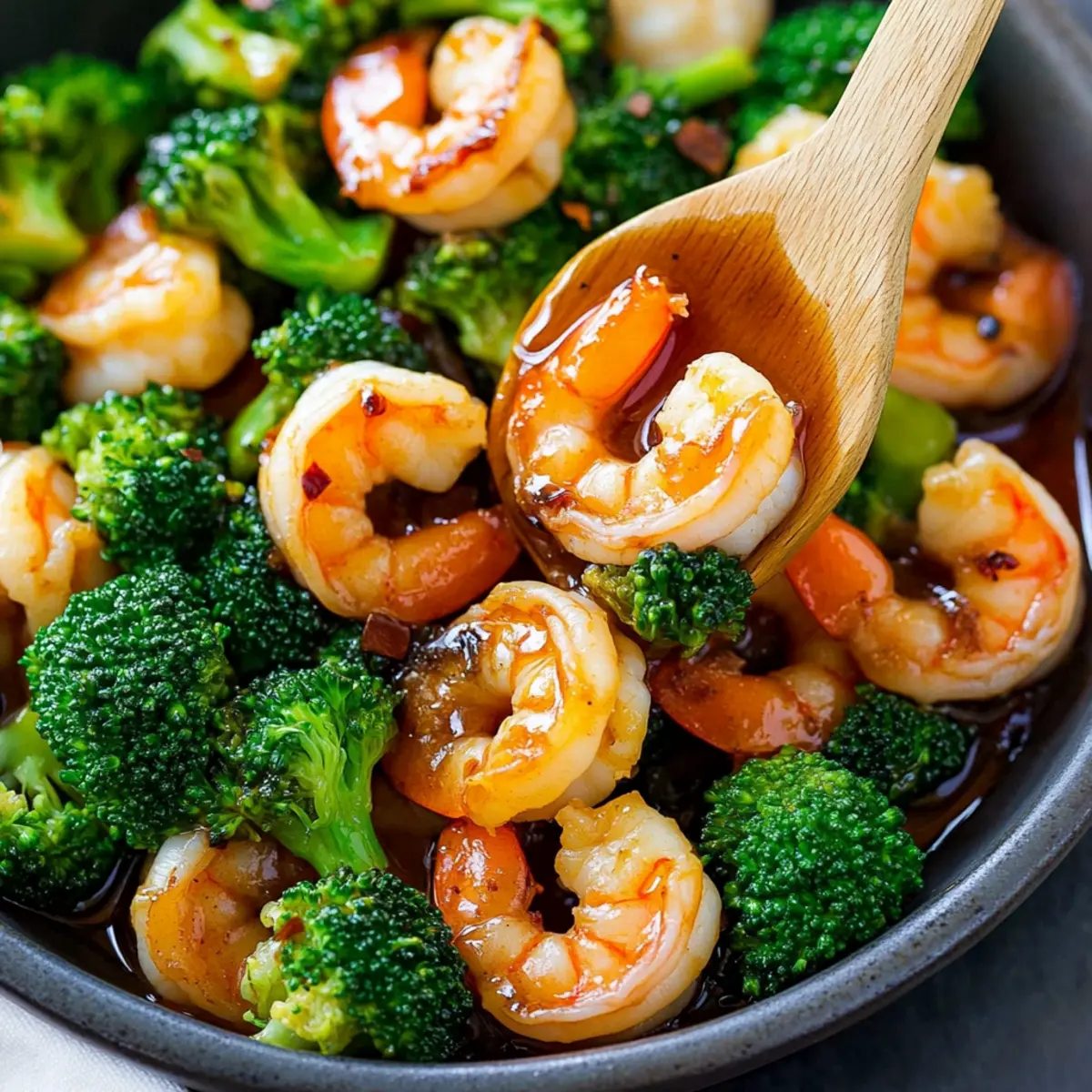 Honey Garlic Butter Shrimp & Broccoli