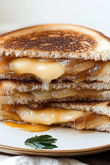 Irresistible Caramelized Onion and Apple Grilled Cheese