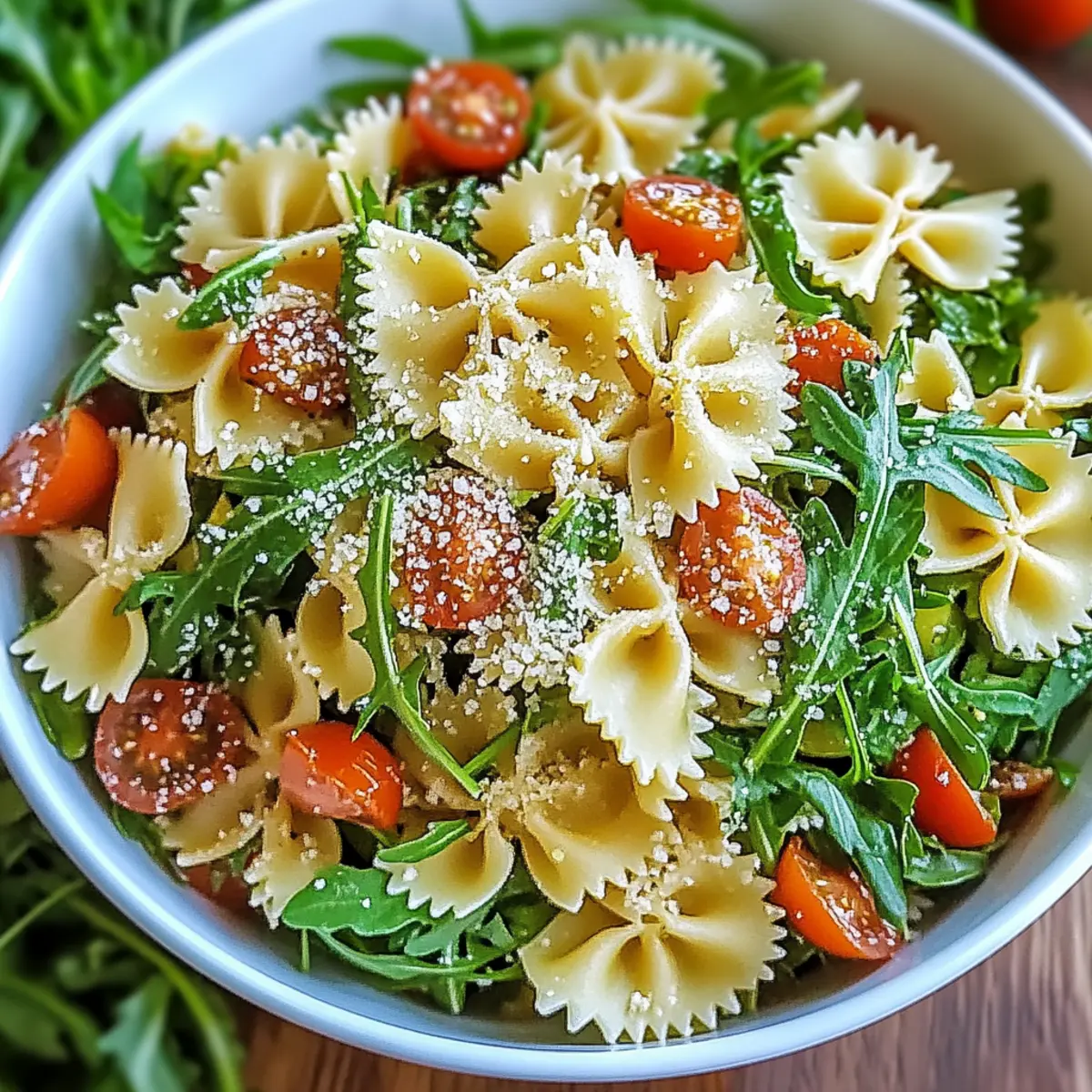 Lemon Arugula Pasta Salad