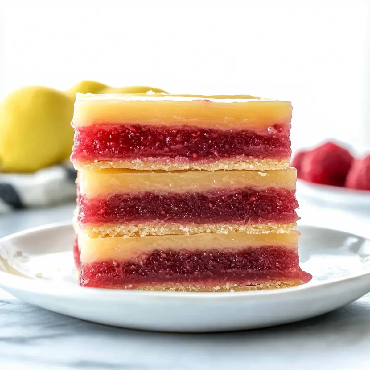 Lemon Raspberry Bars