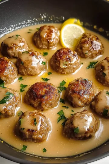 Meatballs in Lemon Sauce