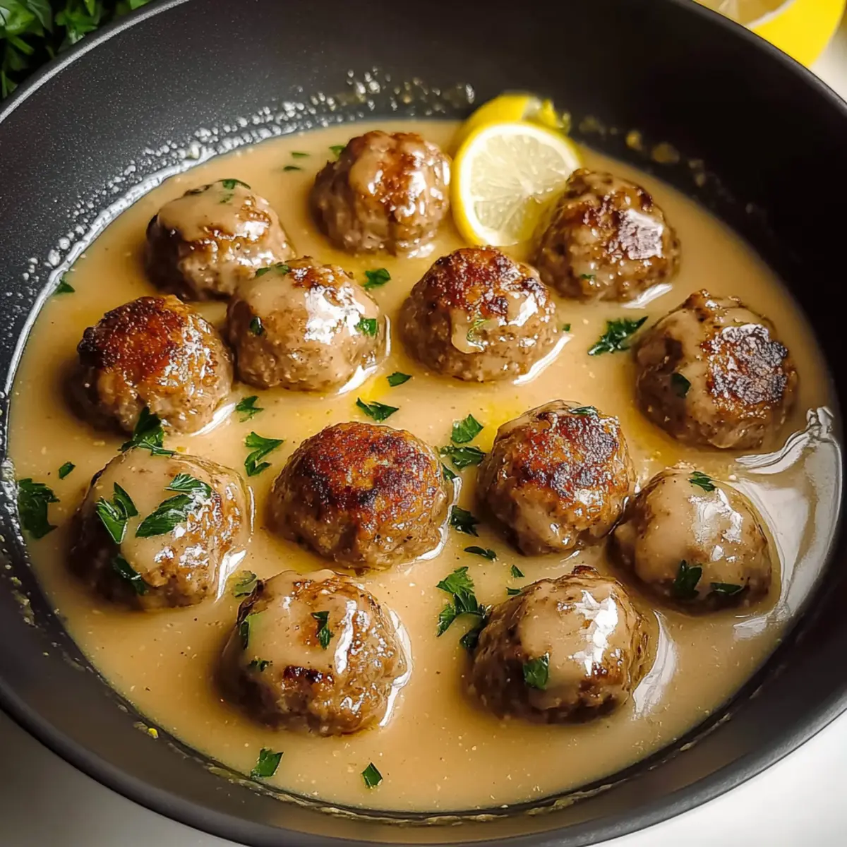 Meatballs in Lemon Sauce